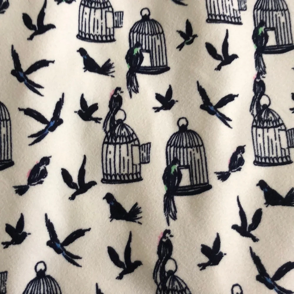 NEW! Gabby Skye Birdcage Print Shift Dress Birds Mod‎ Coastal Grandmother - Picture 5 of 13